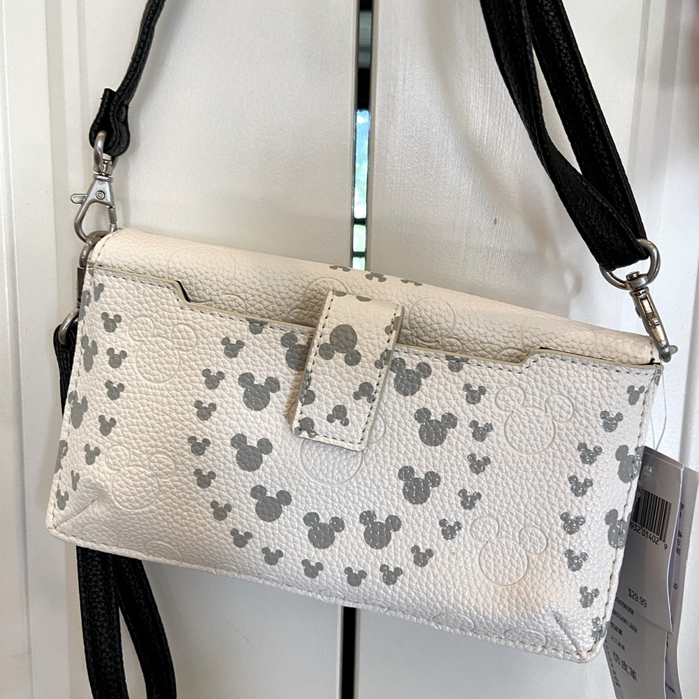 Disney Monogram Wristlet Wallet Crossbody Bag